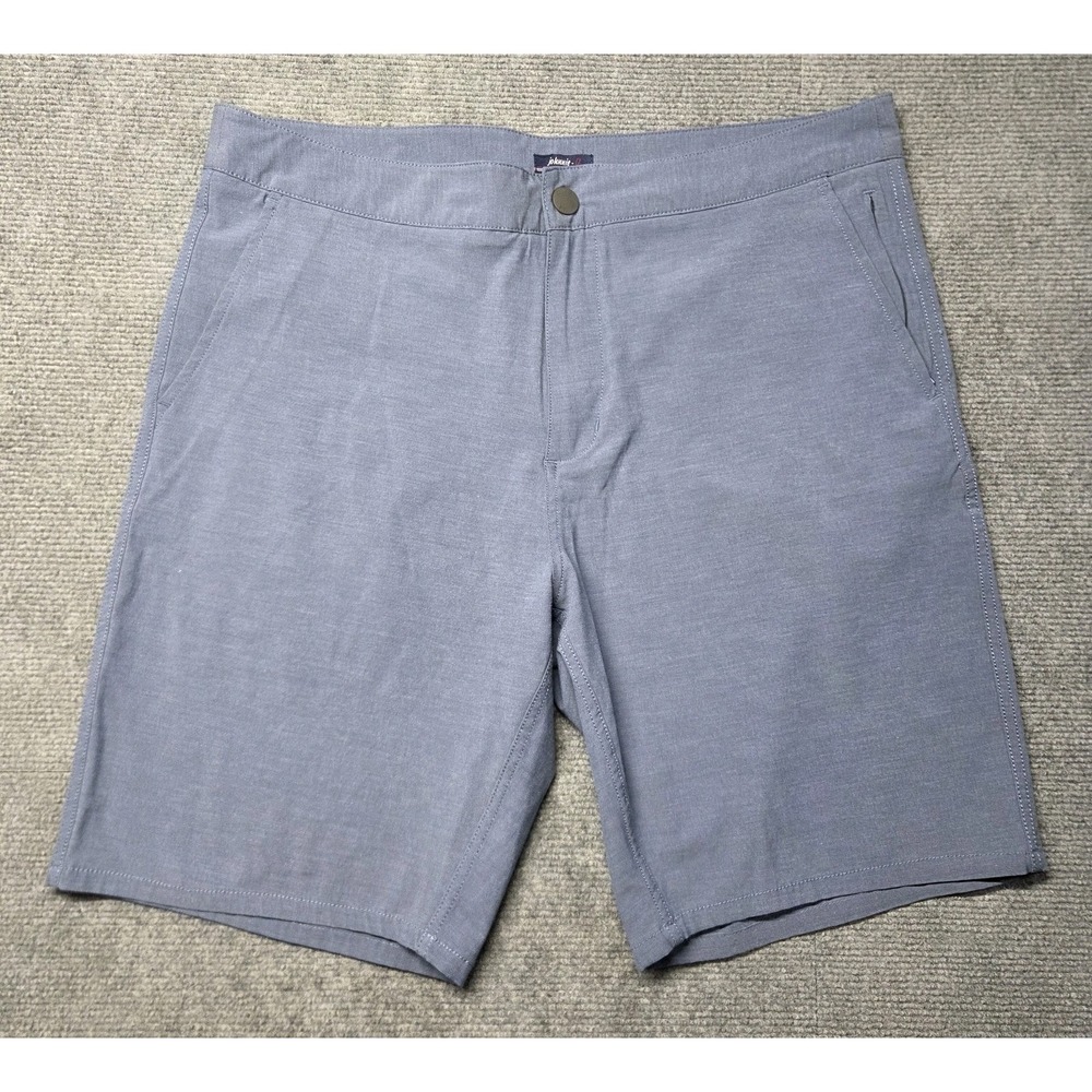 Mens Johnnie-O Dawn 2 Dusk Hybrid Performance Shorts 9" Shadow Blue Size 33